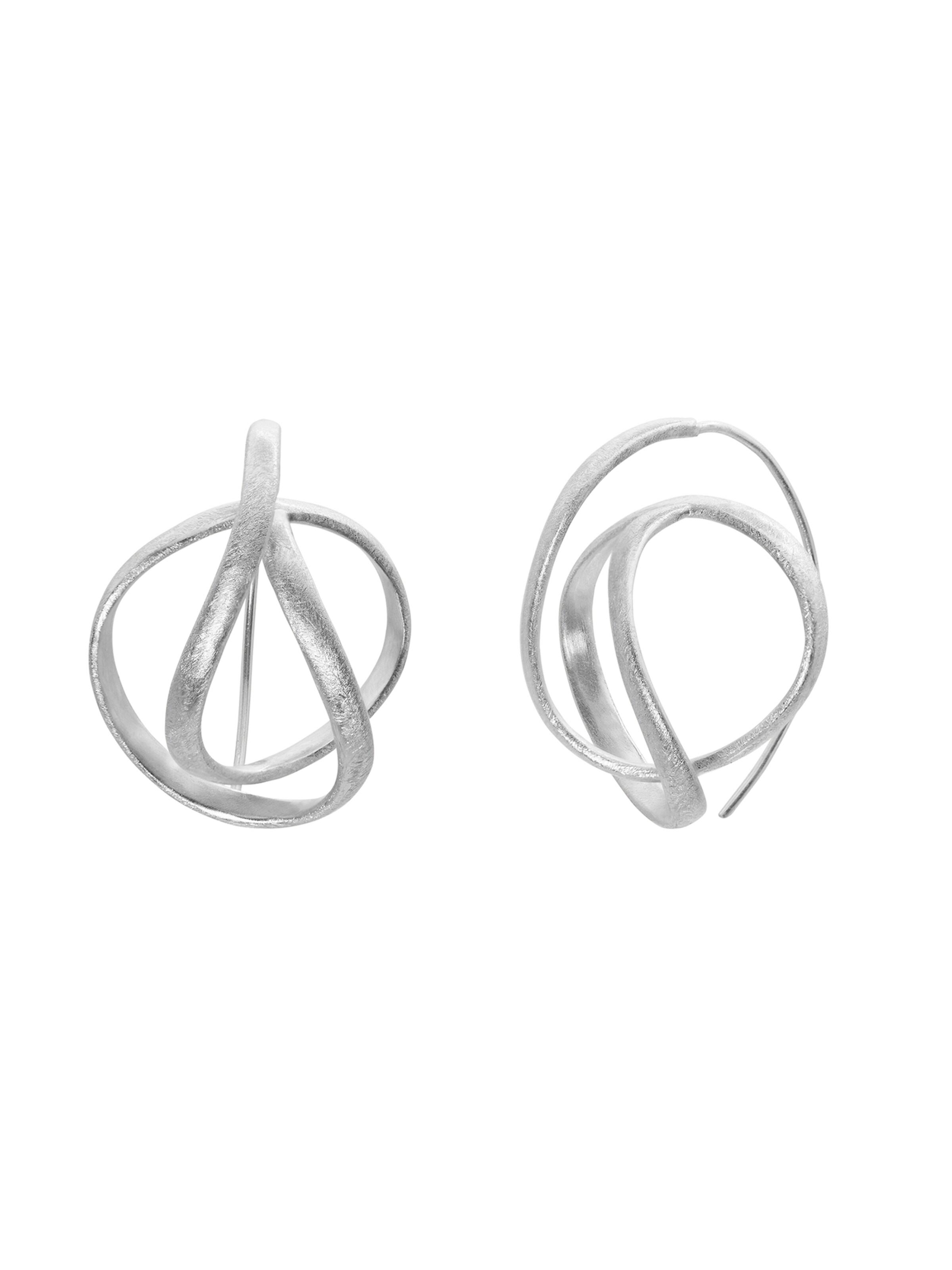 Heideman Ohrringe 'Raja' in Silber: Vorderseite