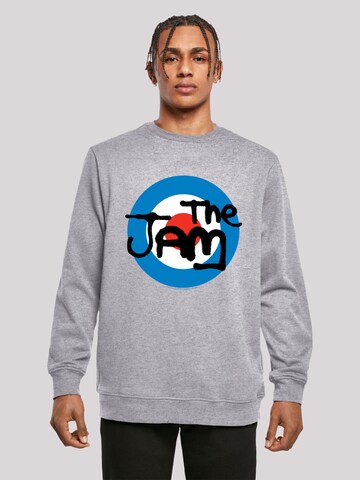 F4NT4STIC Sweatshirt 'The Jam Band' in Grijs: voorkant
