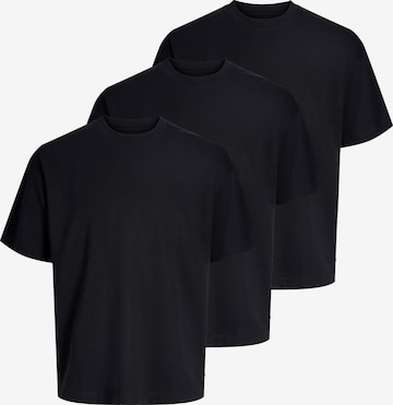 JACK & JONES Shirt 'Barron Tee' in Black: front