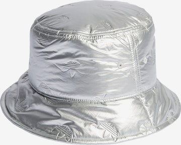 ADIDAS ORIGINALS Hat 'Puffy Satin' in Silver: front