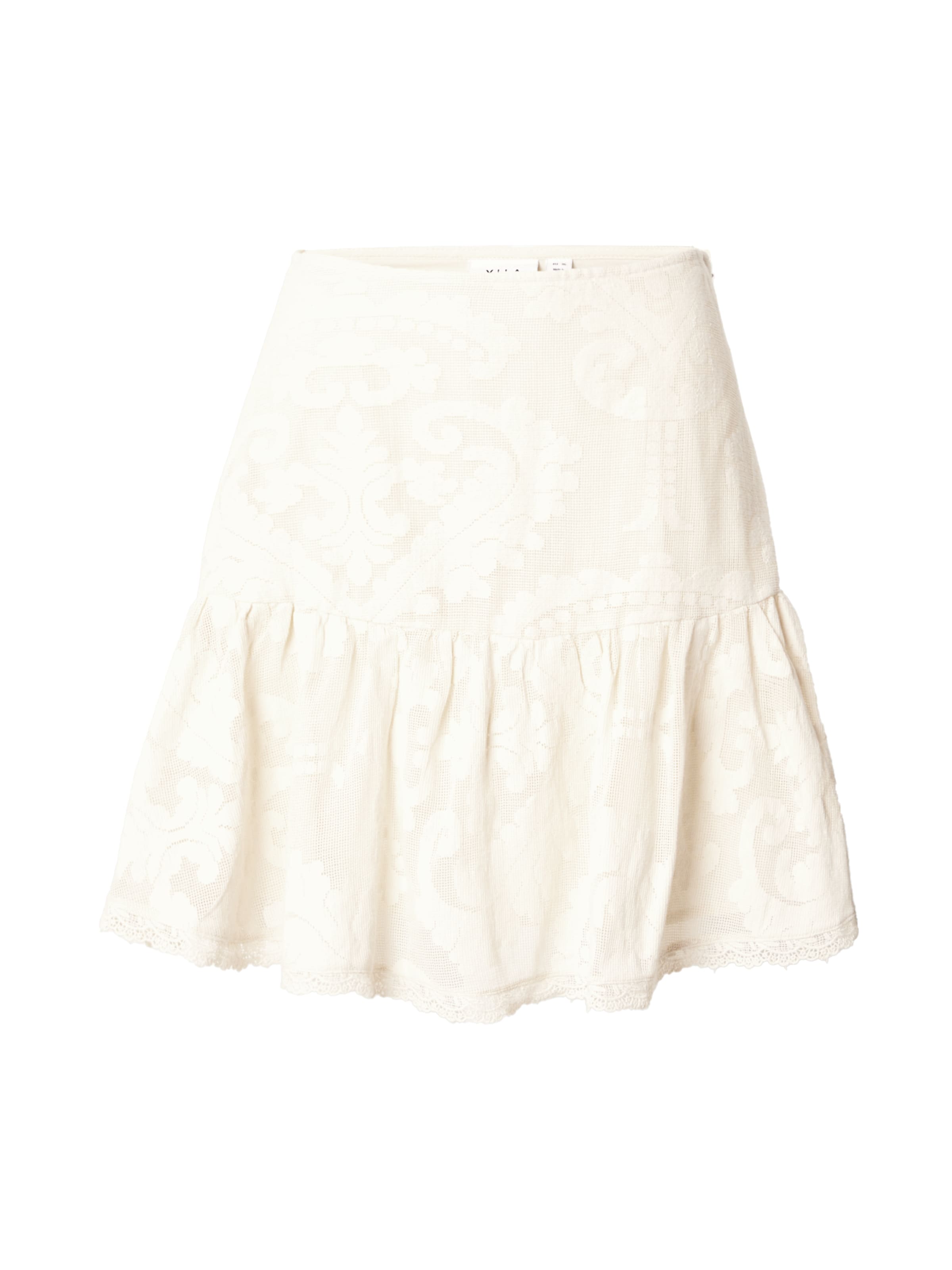 VILA Skirt in Beige: front