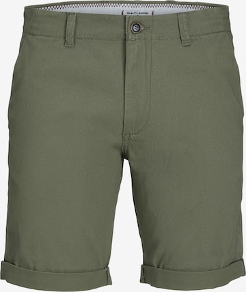 žalia JACK & JONES Standartinis „Chino“ stiliaus kelnės: priekis