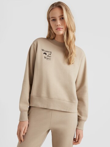 O'NEILL Sweatshirt 'Woman Of The Wave' i beige: forside