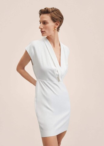 MANGO Sukienka 'Palma' w kolorze biały: przód