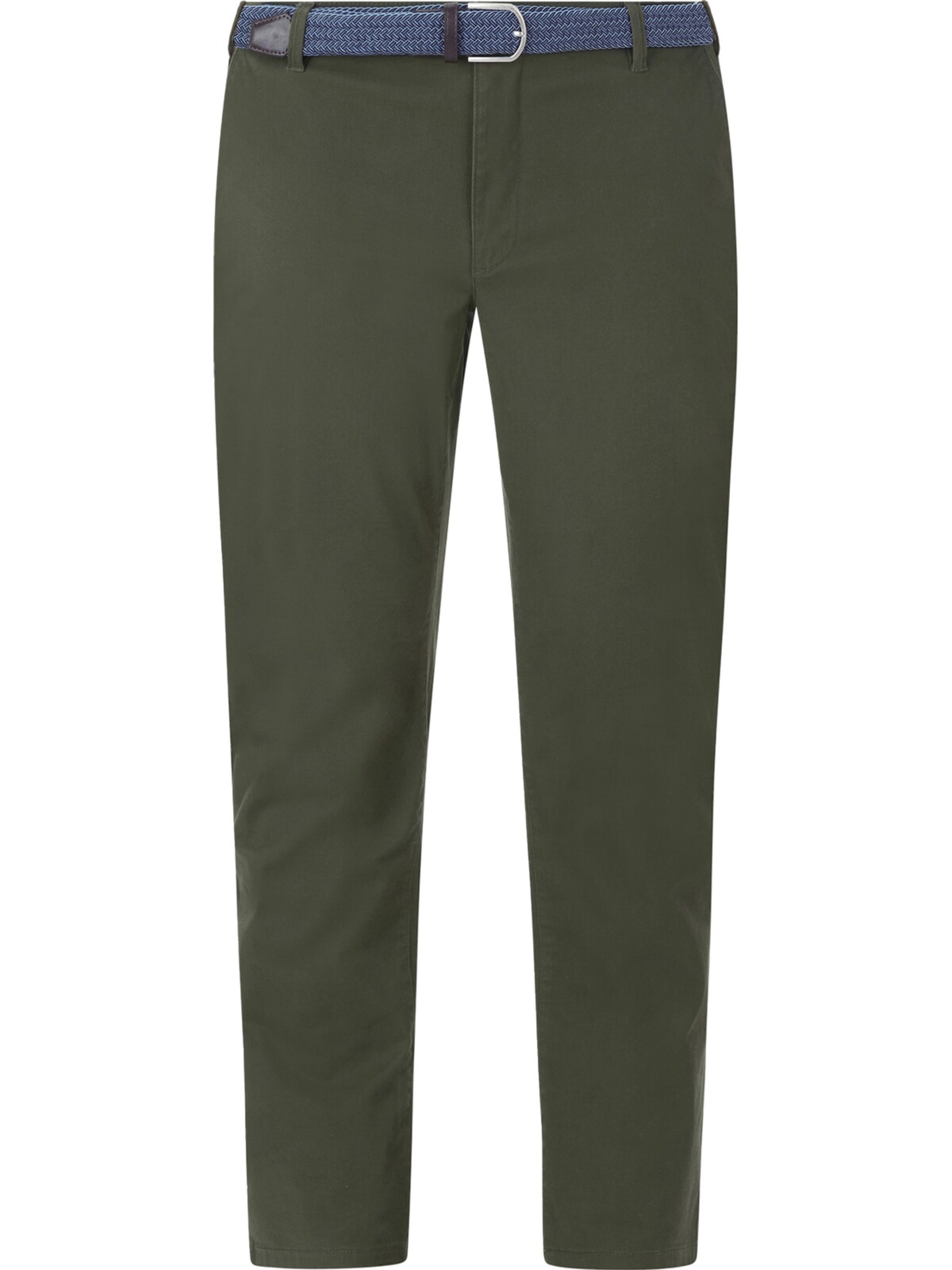 Charles Colby Loosefit Hose 'Baron Ramley' in Grün: Vorderseite