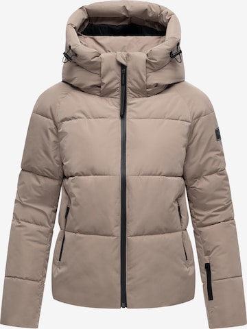 NAVAHOO Winterjacke 'Frostherz XIV' in Beige: Vorderseite