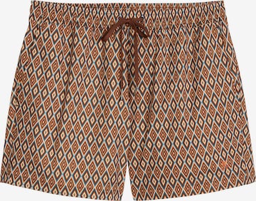 Marc O'Polo Zwemshorts ' Woven ' in Beige: voorkant