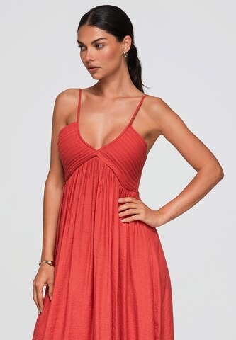 Robe Ombre en rouge