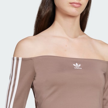 ADIDAS ORIGINALS Shirt 'Adicolor' in Braun