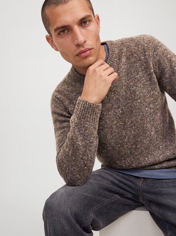 Pull-over 'JJENIEL' JACK & JONES en marron