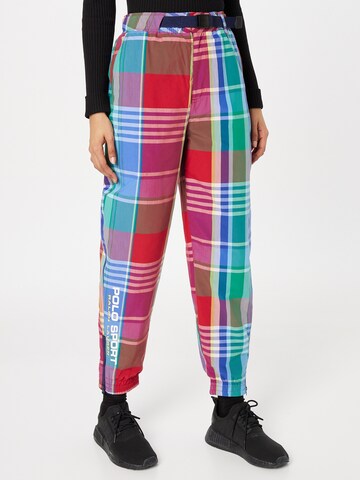 Effilé Pantalon Polo Ralph Lauren en mélange de couleurs : devant