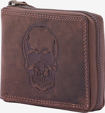 Sergio Valentini Wallet in Brown: front