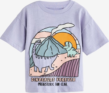 Next Shirt in Lila: voorkant