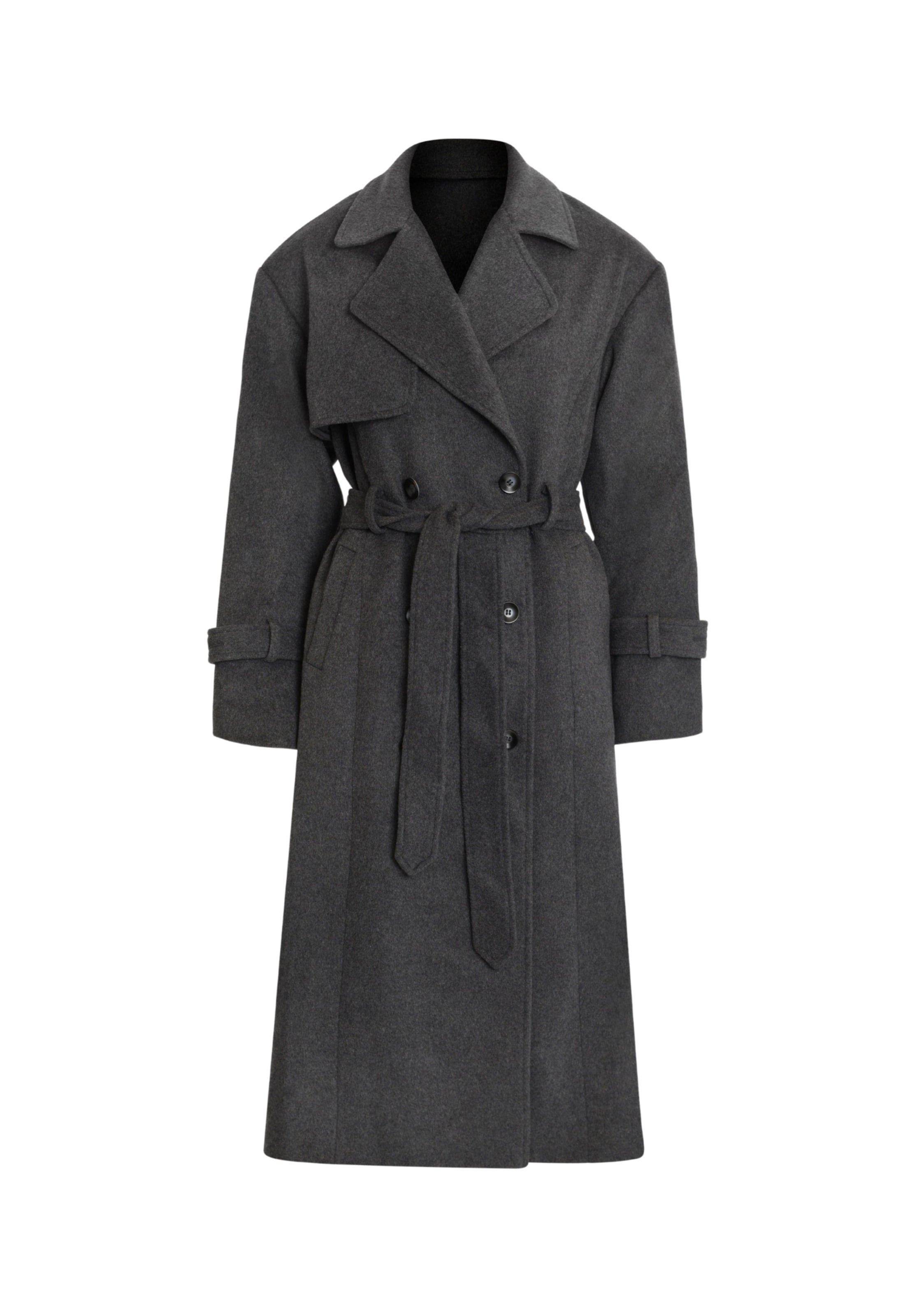 OW Collection Overgangsfrakke 'Matilda' i grå: forside