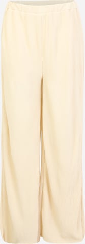 Missguided Petite Wide leg Broek in Beige: voorkant