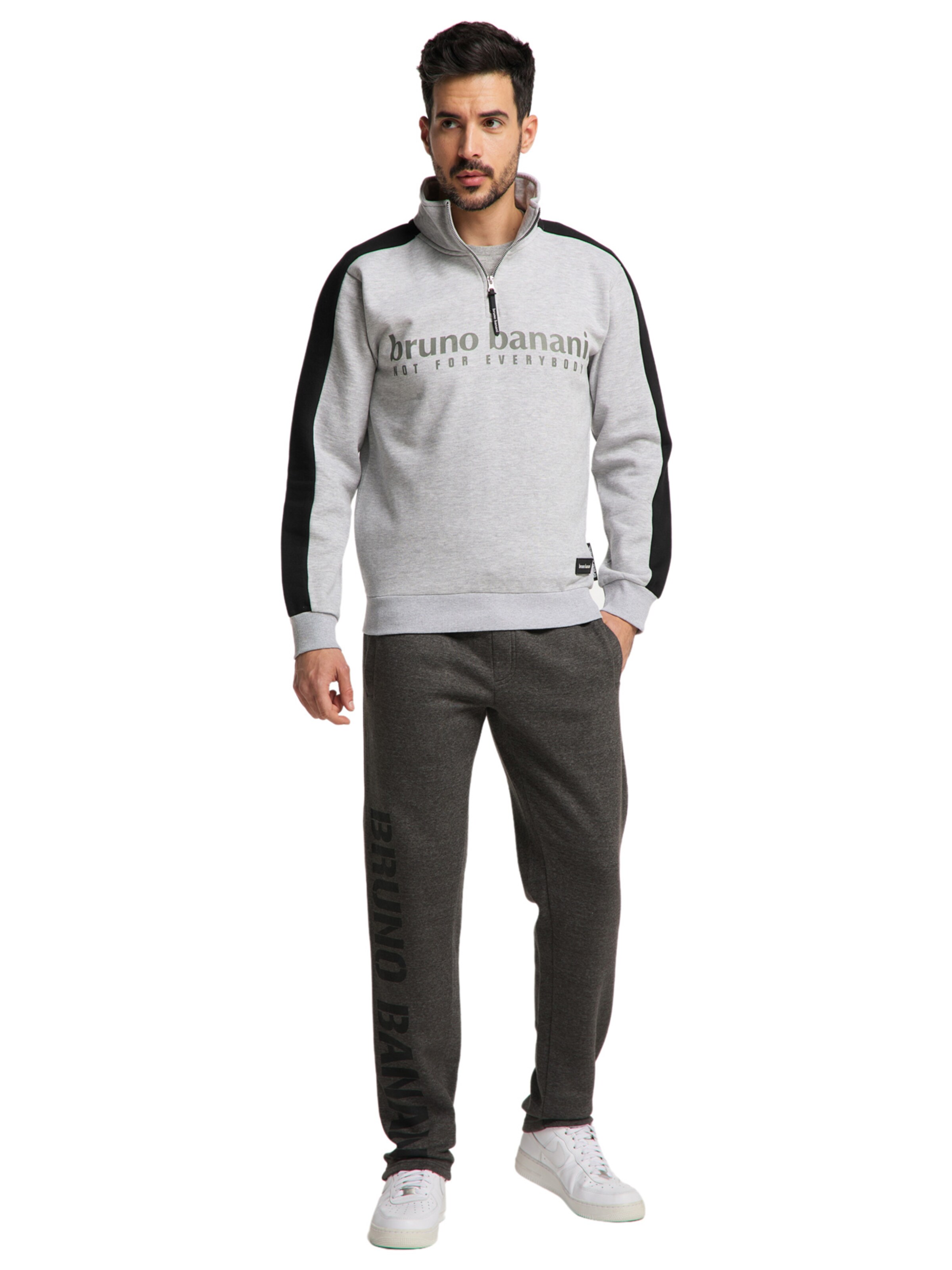 Bruno Banani Sweatshirt 'ANTHONY' in Grijs