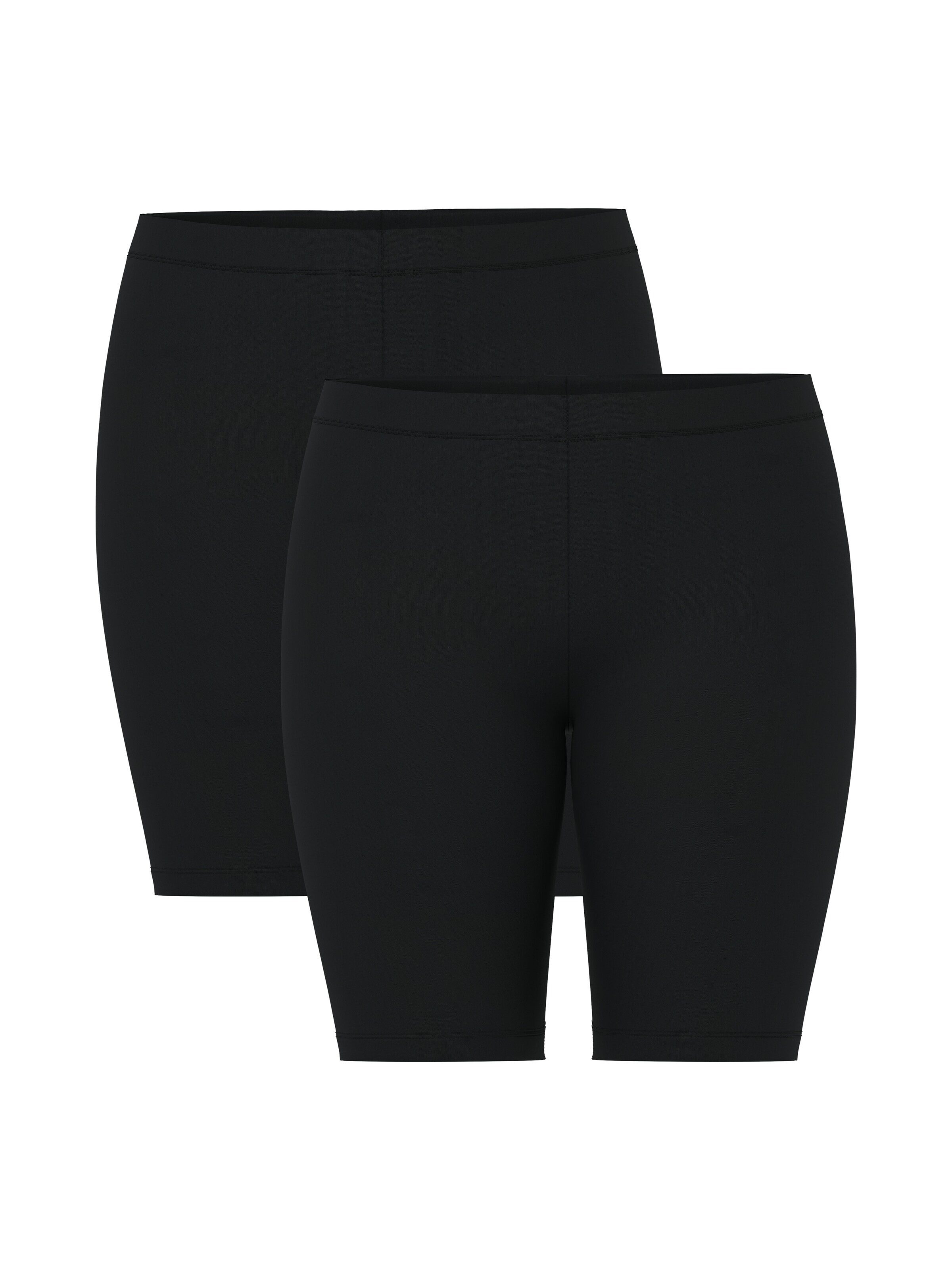 PIECES Skinny Leggings in Black: front