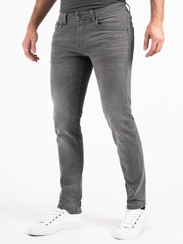 Coupe slim Jean 'Mailand' Peak Time en gris