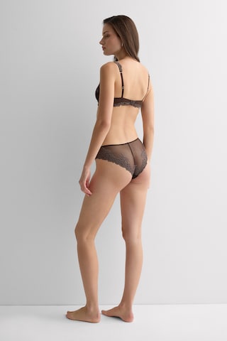 INTIMISSIMI Slip 'Pretty Flowers' in Braun