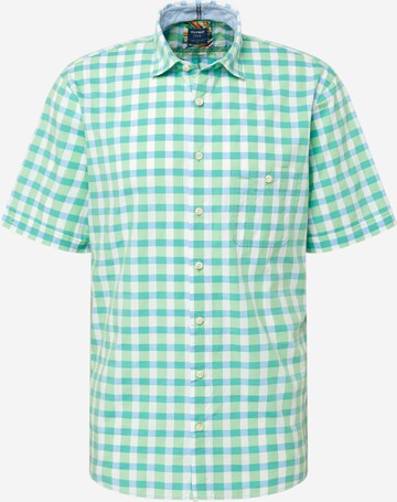 Chemise OLYMP en vert : devant