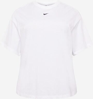 T-shirt fonctionnel Nike Sportswear en blanc : devant