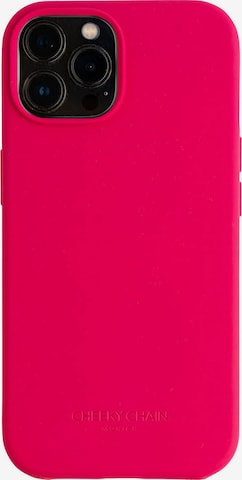 Protection pour Smartphone 'iPhone 13 Pro Max' Cheeky Chain Munich en rose : devant