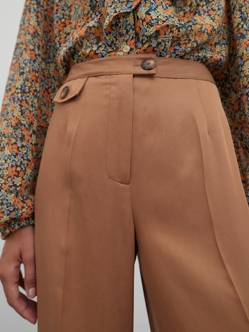 EDITED Wide leg Pants 'April' in Brown