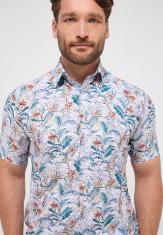 ETERNA Comfort fit Button Up Shirt in Blue