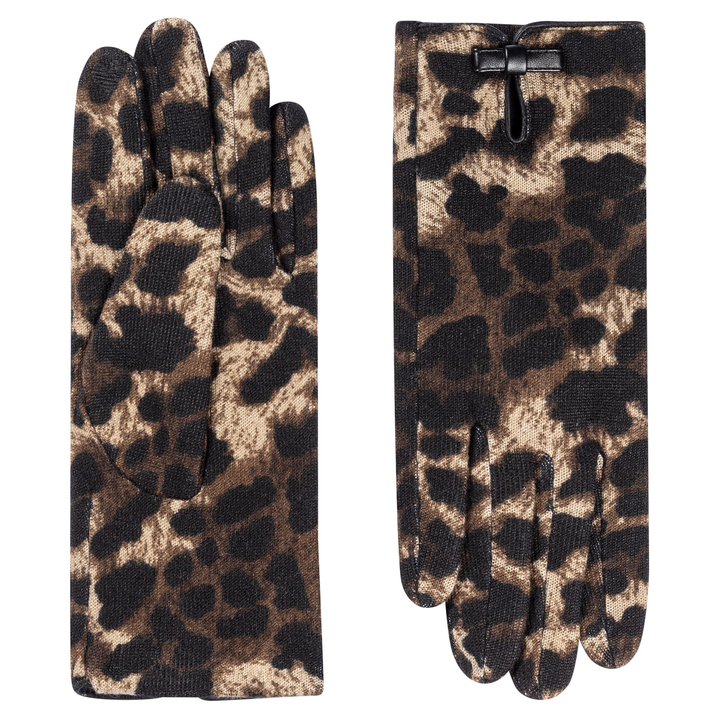 Roeckl Vingerhandschoenen 'LEO BOW BOW' in Zwart: voorkant