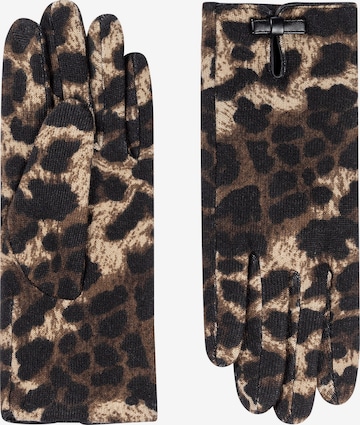 Roeckl Full finger gloves 'LEO BOW BOW' in Black: front