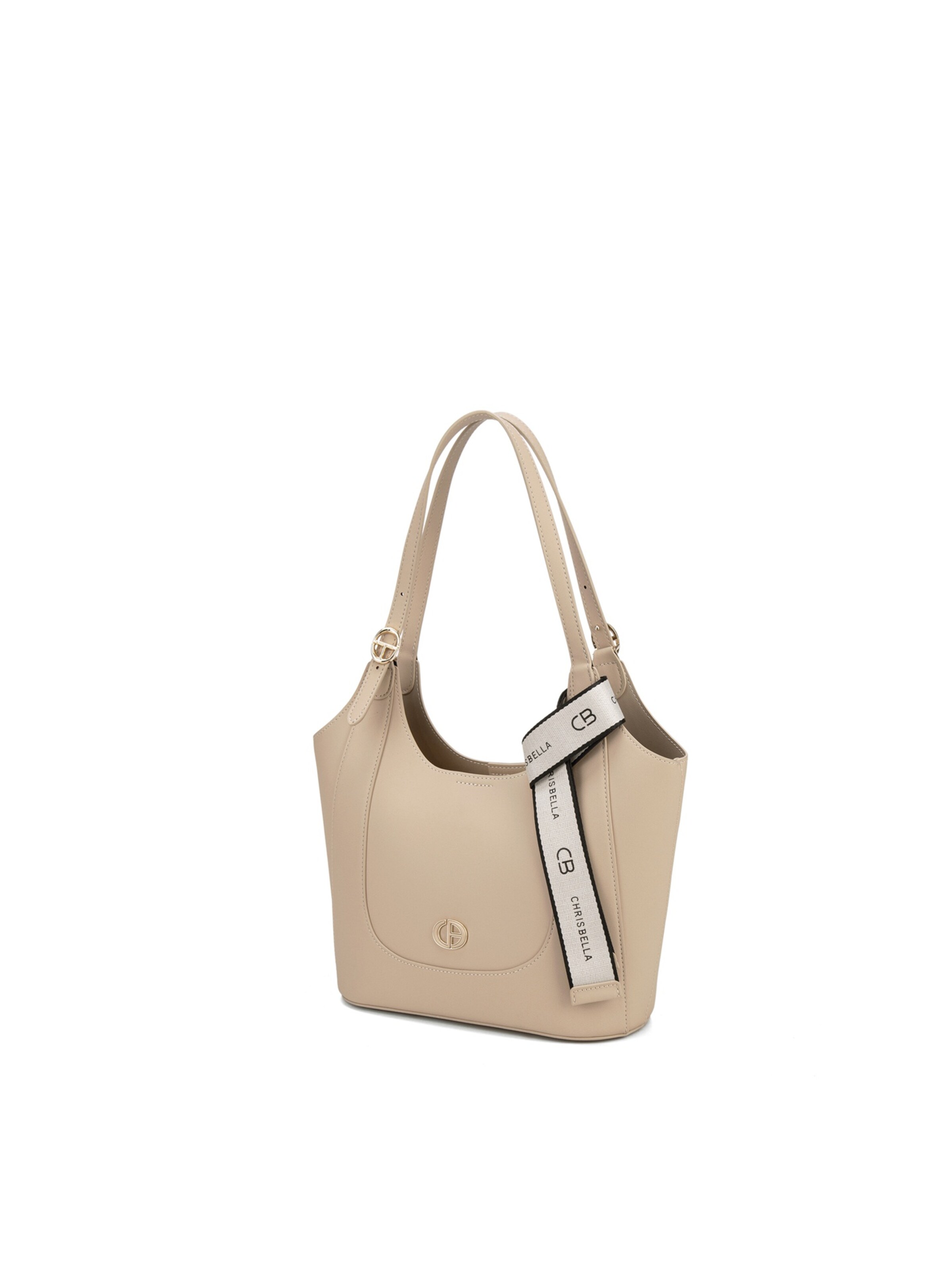 Chrisbella Shoulder Bag in Brown: front