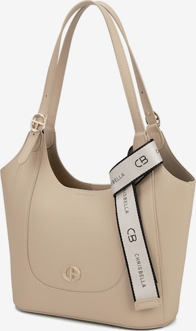 Chrisbella Shoulder Bag in Brown: front