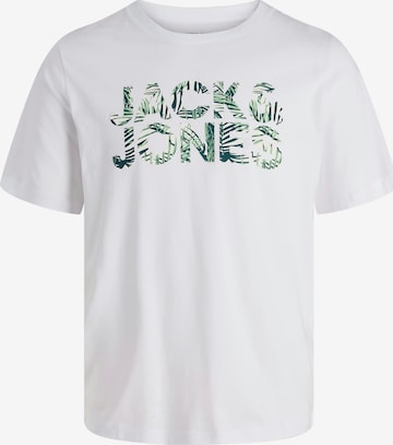 JACK & JONES Koszulka 'JJEJEFF' w kolorze biały: przód