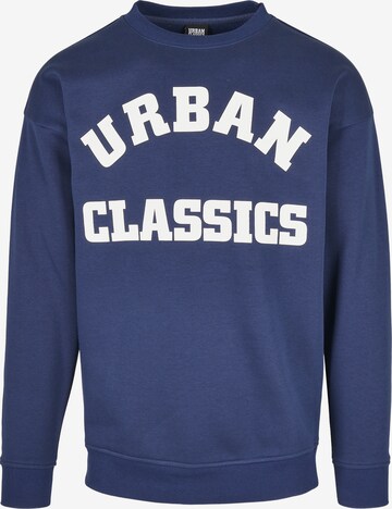 Urban Classics Sweatshirt in Blauw: voorkant