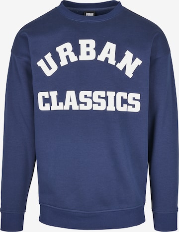 Urban Classics Sweatshirt in Blue: front