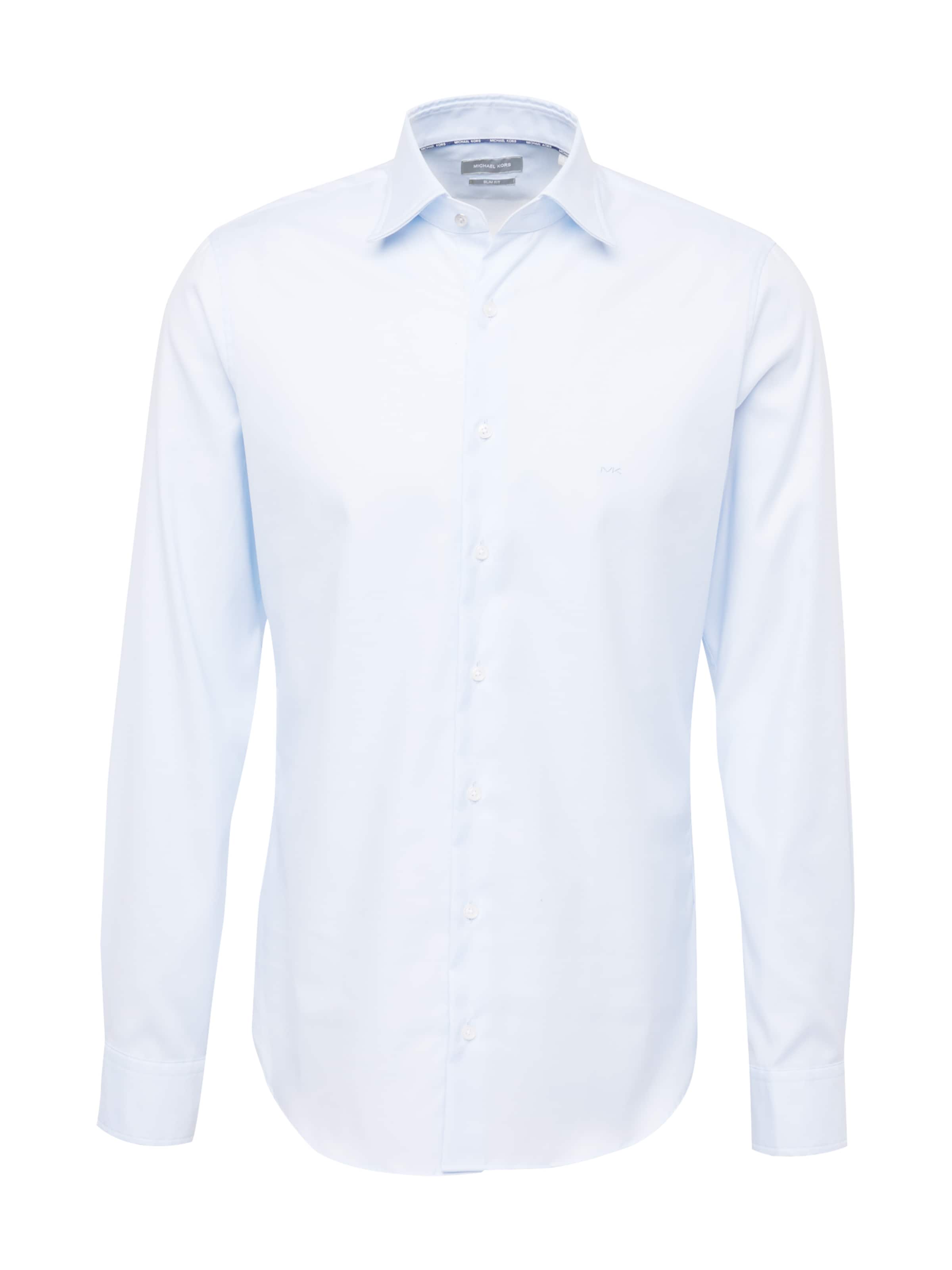 Michael Kors Slim fit Πουκάμισο σε μπλε: μπροστά