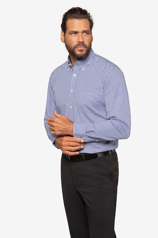 JP1880 Comfort fit Button Up Shirt in Blue: front