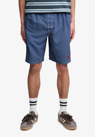 Shorts de bain Superdry & Co en bleu : devant