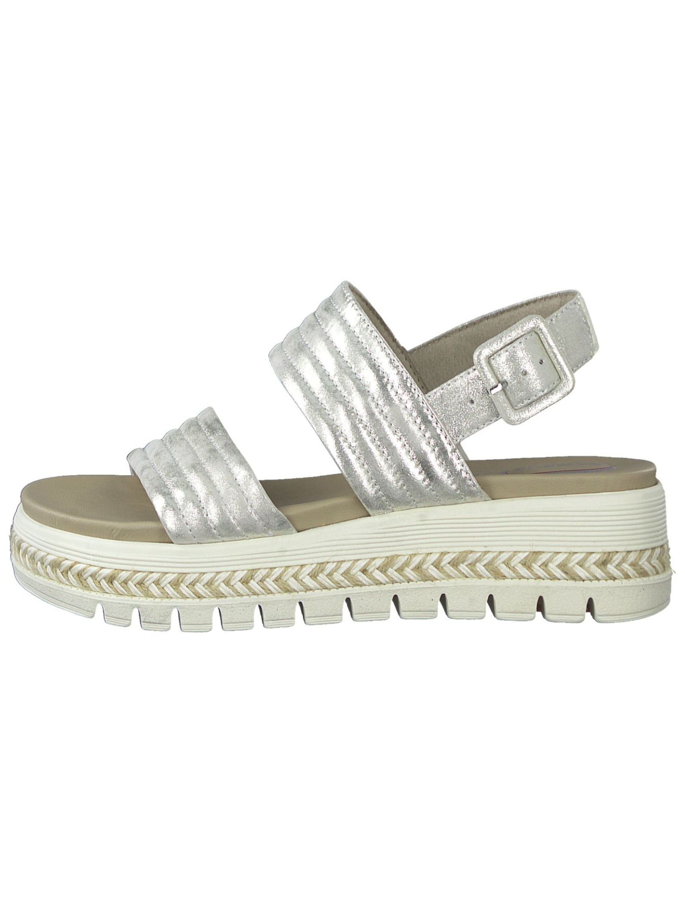 Tamaris Sandalen met riem in Zilver
