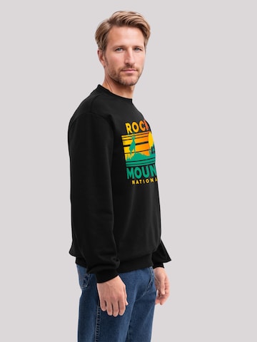 Sweat-shirt 'US National Parks Rocky Mountain Sunset' F4NT4STIC en noir