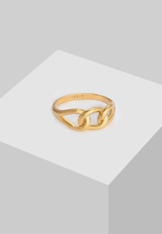 ELLI Ring Knoten, Twisted in Gold