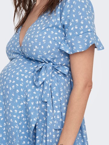 Only Maternity Jurk 'Olivia' in Blauw