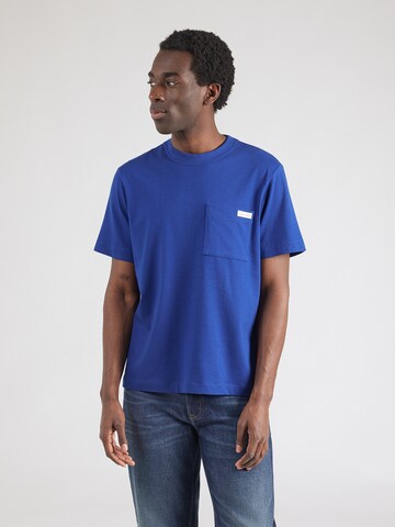 Calvin Klein Jeans Szabványos Póló - kék: elől