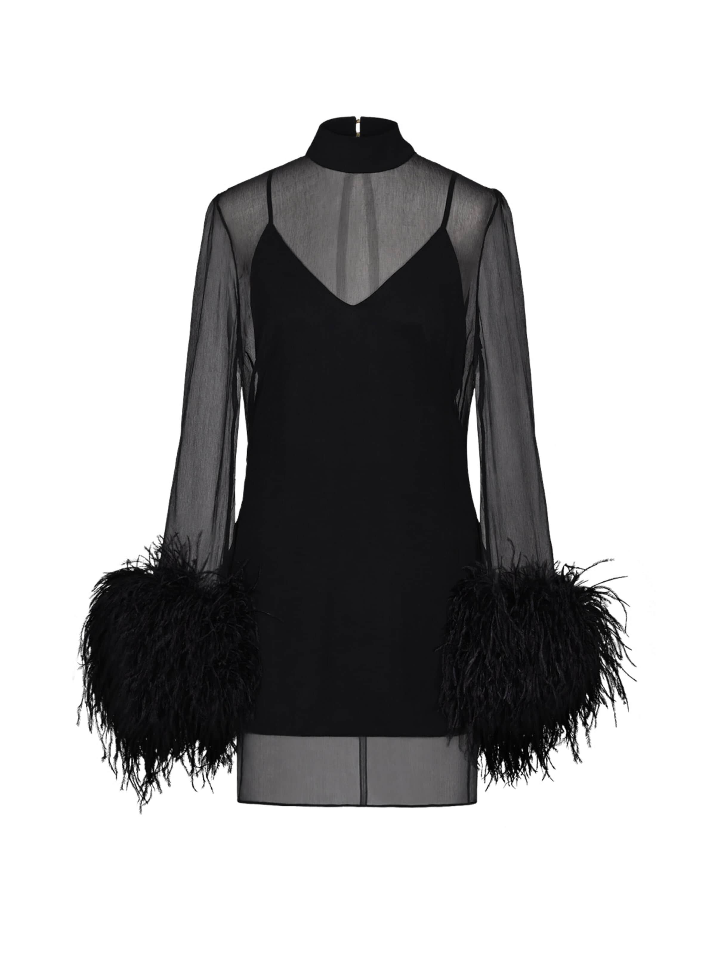 Anse Victorin - Vestido 'Celine' en negro: frente