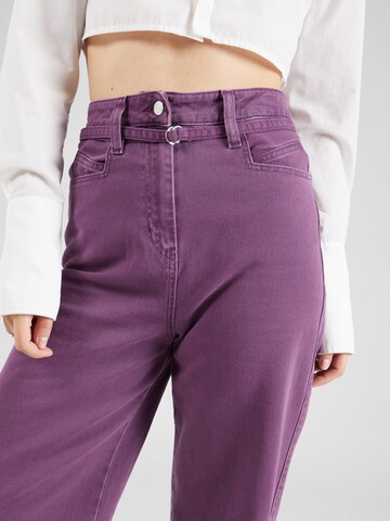 BOSS Wide leg Jeans 'C_TMarlene-D' in Purple