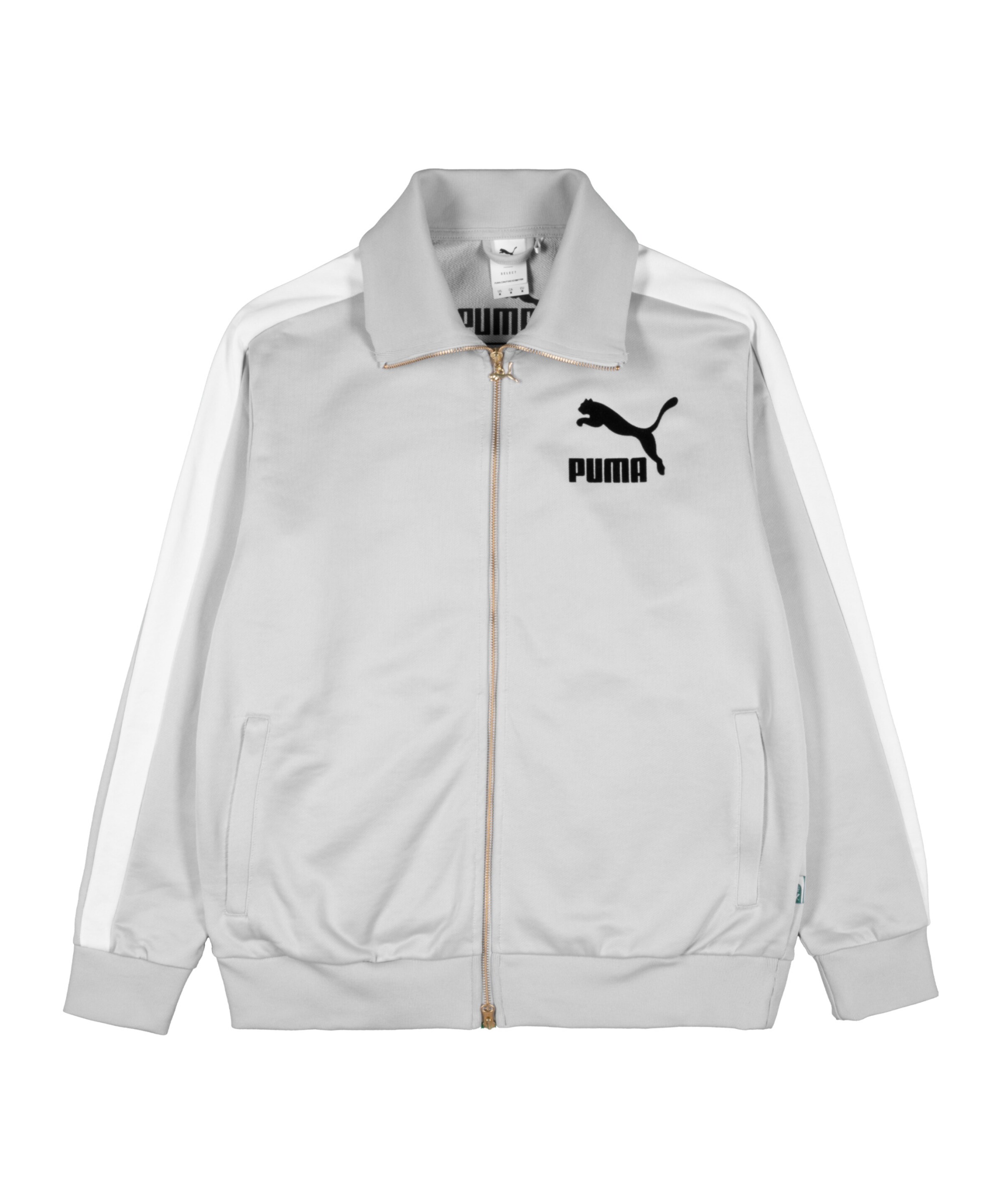 PUMA Trainingsjacke in Grau: Vorderseite