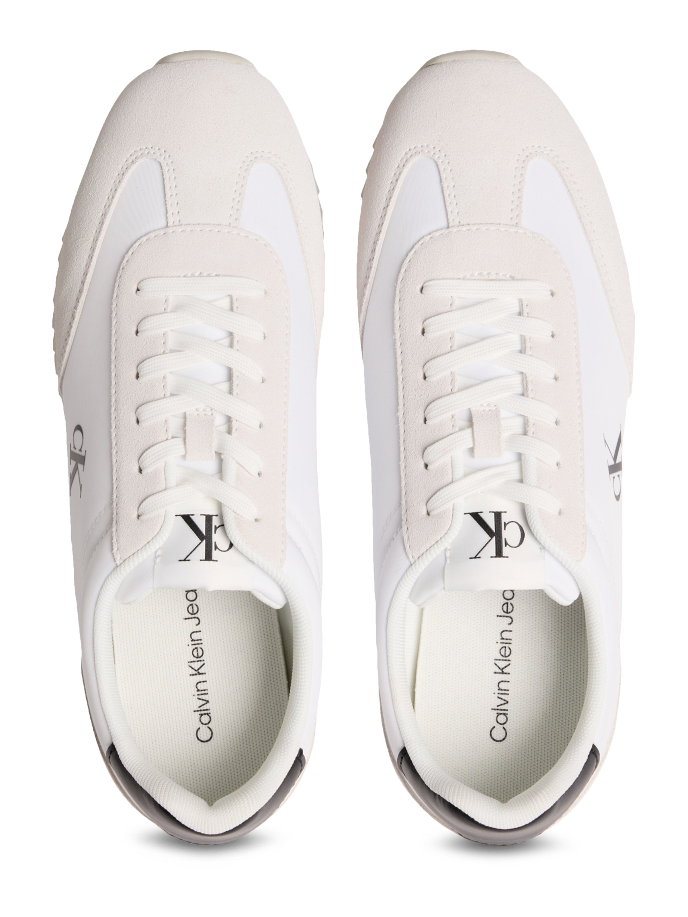Calvin Klein Trampki niskie w kolorze biały