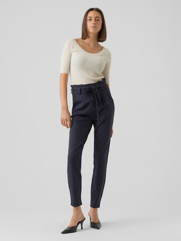 Vero Moda Tall - Slimfit Pantalón plisado 'VMEva' en azul