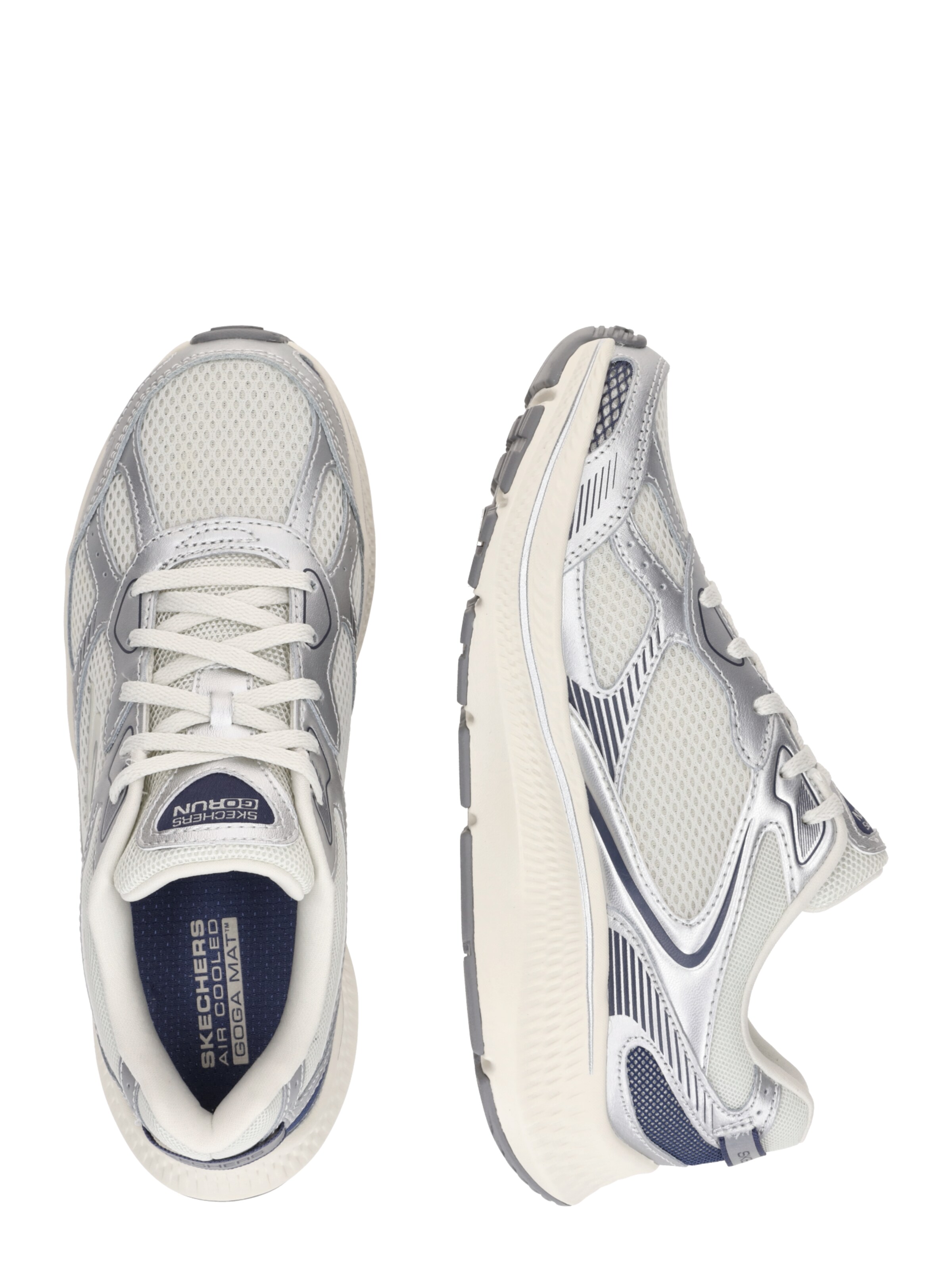 SKECHERS Running shoe 'GO RUN CONSISTENT 2.0' in Silver
