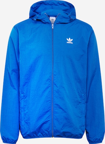 Coupe regular Veste mi-saison 'Essential' ADIDAS ORIGINALS en bleu : devant